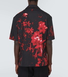 Alexander McQueen Floral cotton poplin bowling shirt