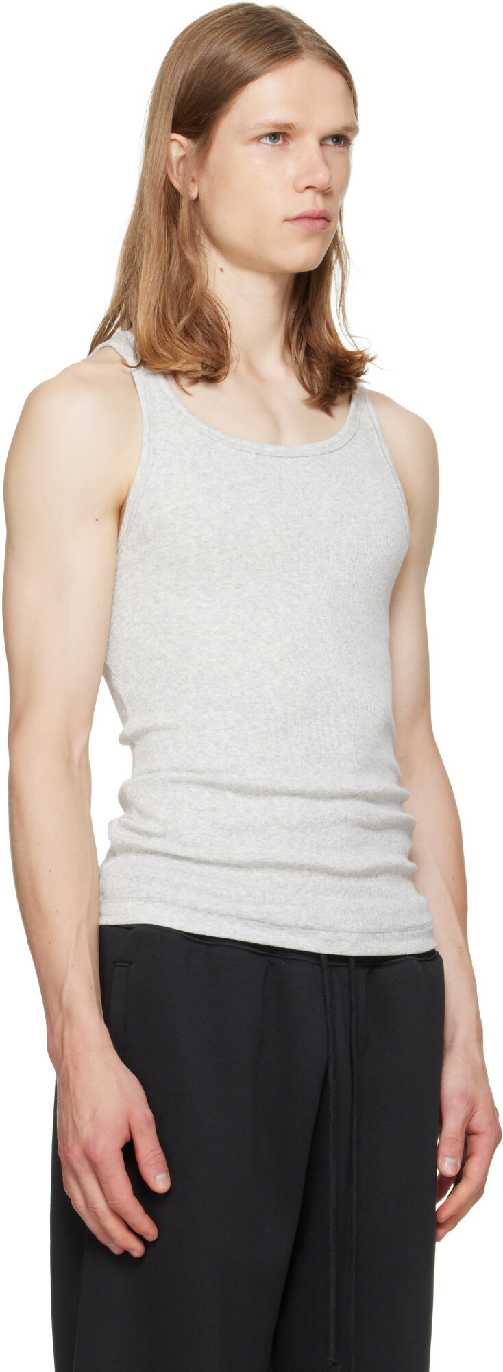 SKIMS Three-Pack Multicolor SKIMS Cotton Rib Tank Tops