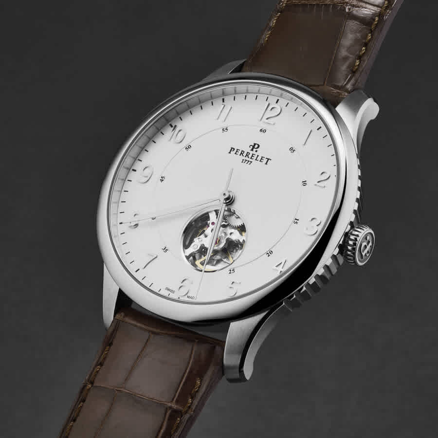 Perrelet First Class Automatic Silver Dial Mens Watch A1087/1