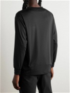 Satisfy - Logo-Print Recycled-AuraLite™ Jersey T-Shirt - Black