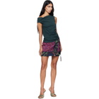Dries Van Noten Multicolor Printed Wrap Miniskirt