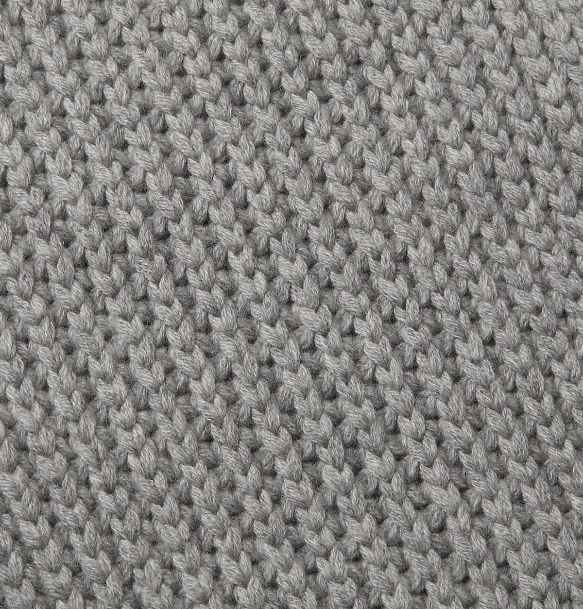 Mr P. - Ribbed Cashmere Scarf - Gray