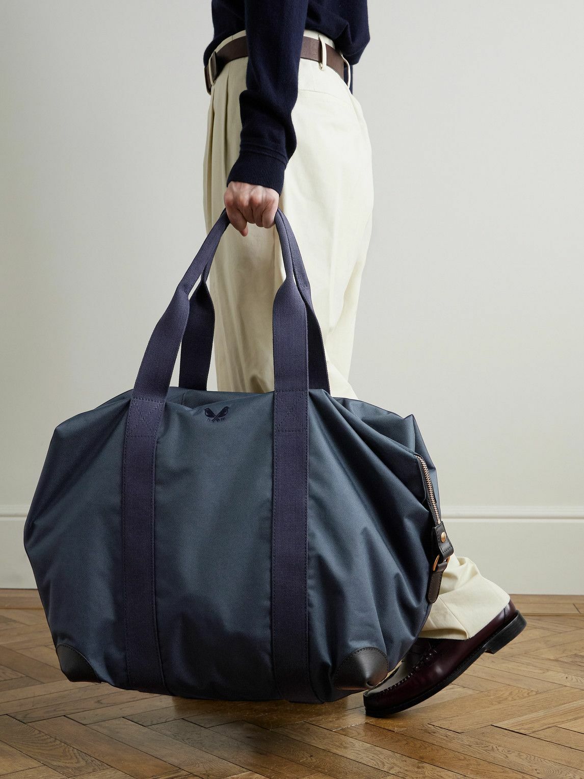 Bennett Winch - Cargo Leather-Trimmed Canvas Weekend Bag