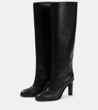 The Row Wide Shaft leather knee-high boots