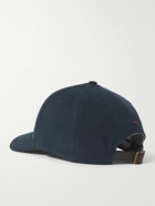 Brunello Cucinelli - Logo-Embroidered Cashmere and Silk-Blend Baseball Cap - Blue