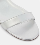 Christian Louboutin Miss Choca metallic leather sandals