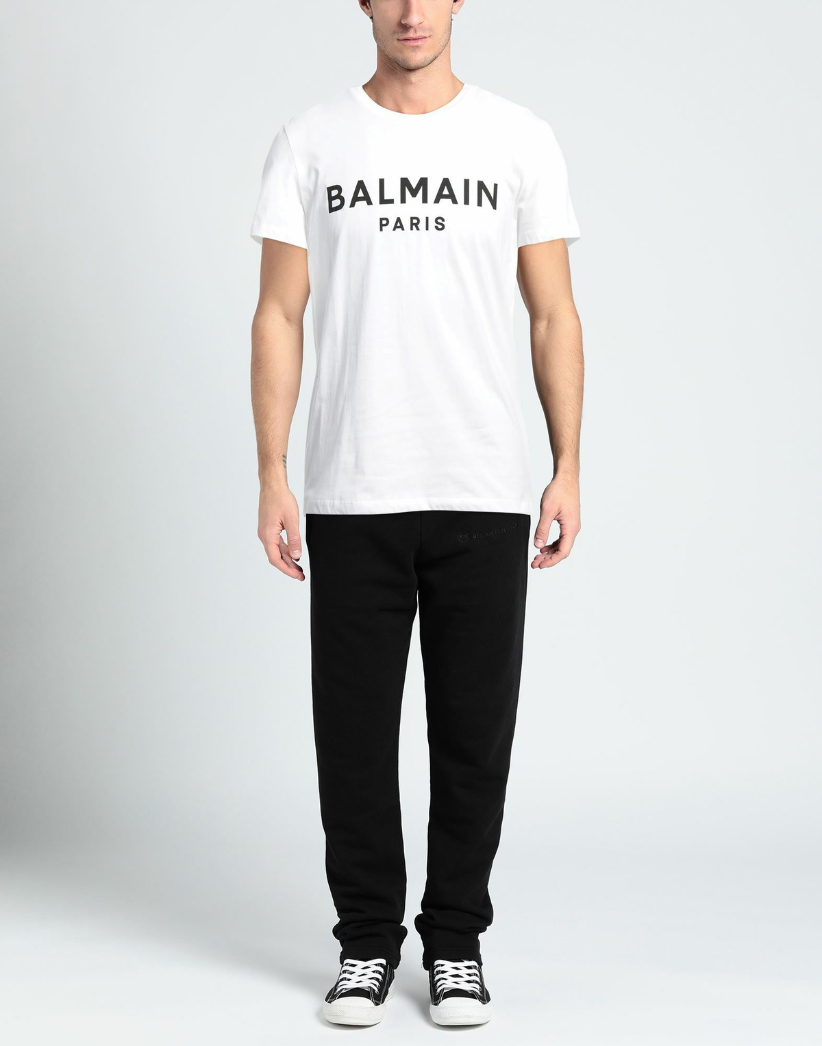 Balmain Mens T-shirt in White