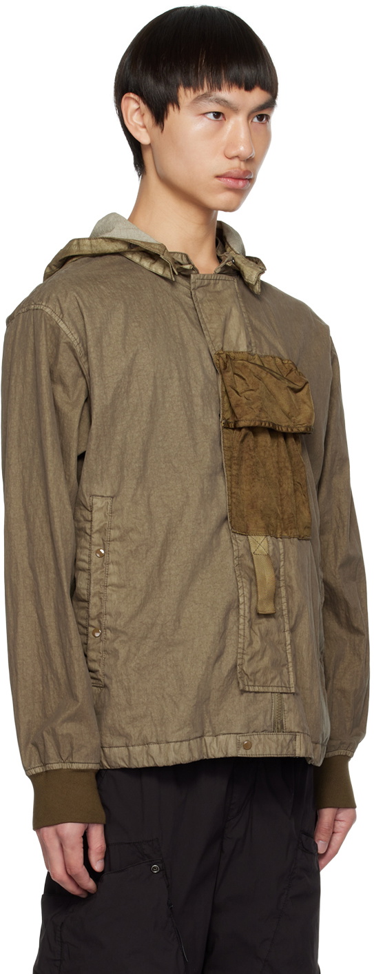 C.P. Company Khaki 50 Fili Gum Goggle Jacket C.P. Company