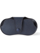 Valextra - Pebble-Grain Leather Sunglasses Case