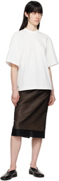 Carven White Scarf T-shirt