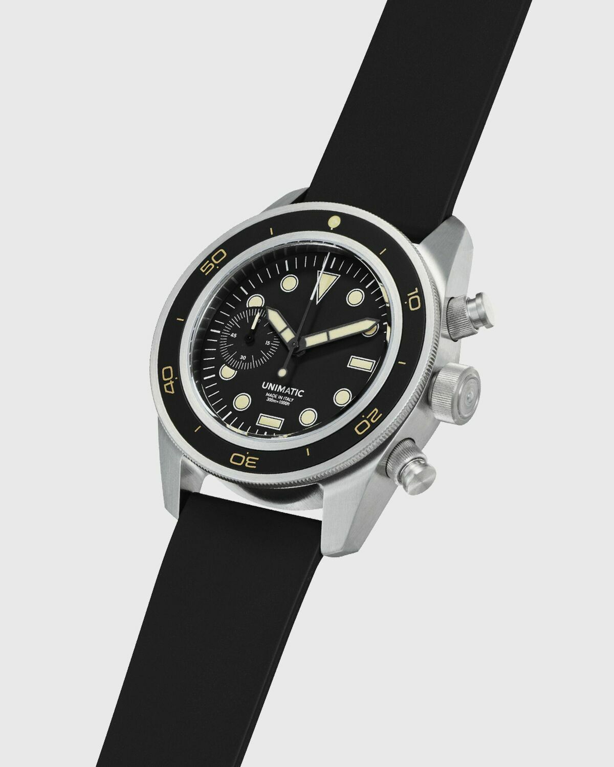 Unimatic U3-DHB Black Mens Watch