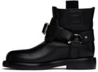 Burberry Black Leather Cobble Boots