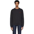 Woolrich Black Logo Patch Sweatshirt