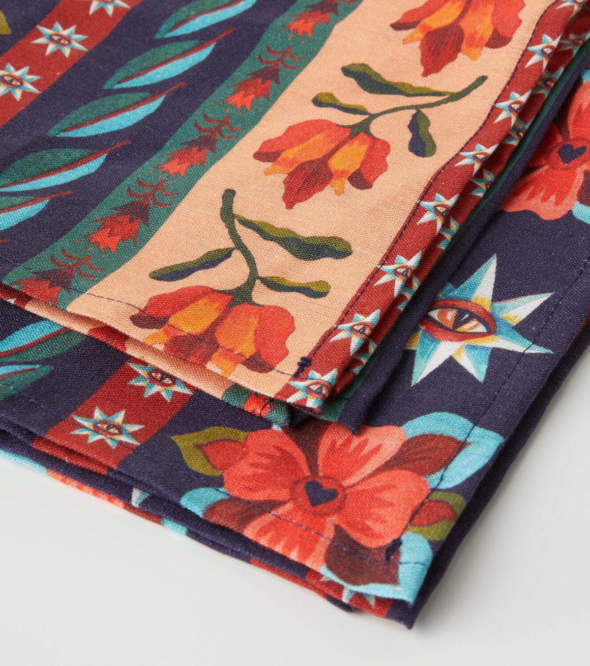 La DoubleJ Strisce  Large set of 2 napkins