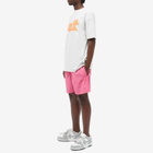Palm Angels Men's Logo Swim Shorts in Fuschia