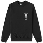 Sporty & Rich Athletic Team Crew Sweat in Black/White