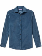 Ralph Lauren Purple label - Cotton-Corduroy Shirt - Blue