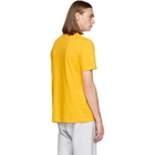 Champion Reverse Weave Yellow Script Logo T-Shirt