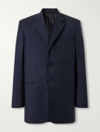 Jil Sander - Wool and Mohair-Blend Grain De Poudre Blazer - Blue