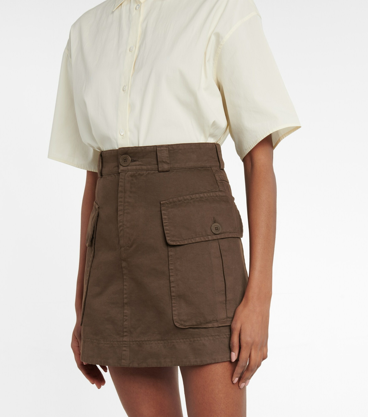 See By Chloe - Cotton twill miniskirt