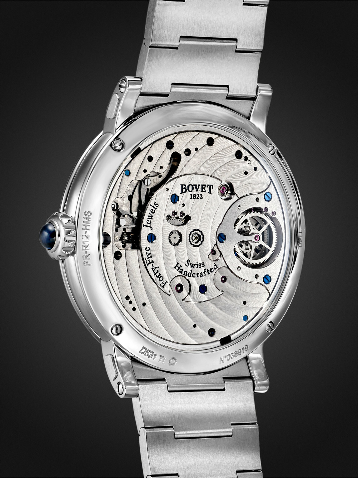 Bovet - Récital 12 Hand-Wound Titanium Watch, Ref. No. R12C2-0004