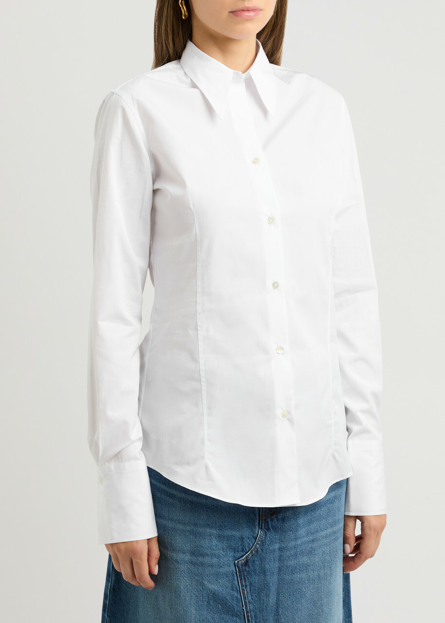 Flore Flore Giulia Cotton Shirt White FLORE FLORE