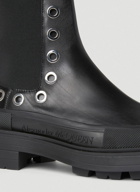 Alexander McQueen - Eyelet Boots in Black