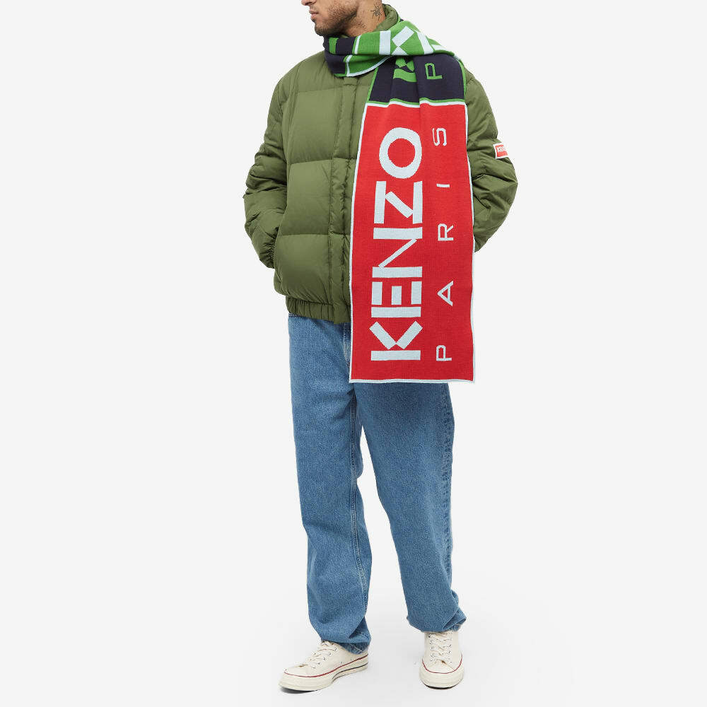 KENZO ケンゾー ANTONIO MARRAS エンブレム ウール ストール KENZO ケンゾー ANTONIO MARRAS エンブレム ウール ストール