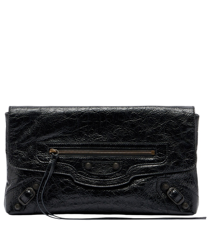 Photo: Balenciaga Le City leather clutch