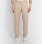 Brunello Cucinelli - Linen and Cotton-Blend Trousers - Sand