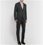 Ermenegildo Zegna - Grey Slim-Fit Brushed Cashmere and Cotton-Blend Suit - Black