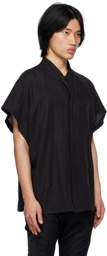 Julius Black Paneled Shirt