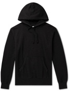 Save Khaki United - Garment-Dyed Supima Cotton-Jersey Hoodie - Black