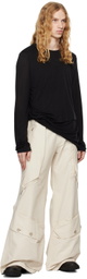 CARNET-ARCHIVE Black Layered Long Sleeve T-shirt
