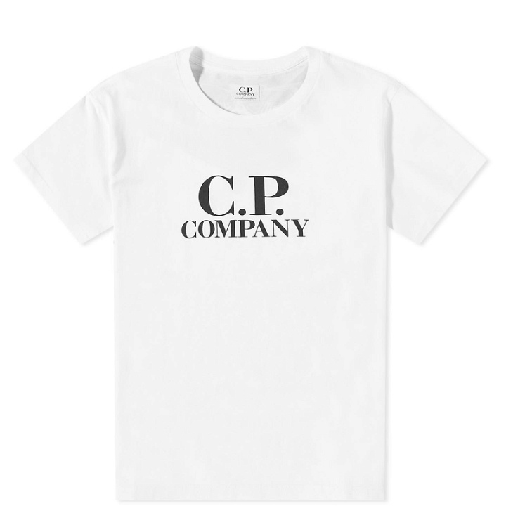 Photo: C.P. Company Undersixteen Women's Logo Tee in Gauze White