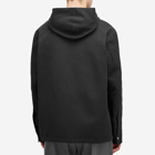 Jil Sander Men's Zip Through Hooded Jacket in Black