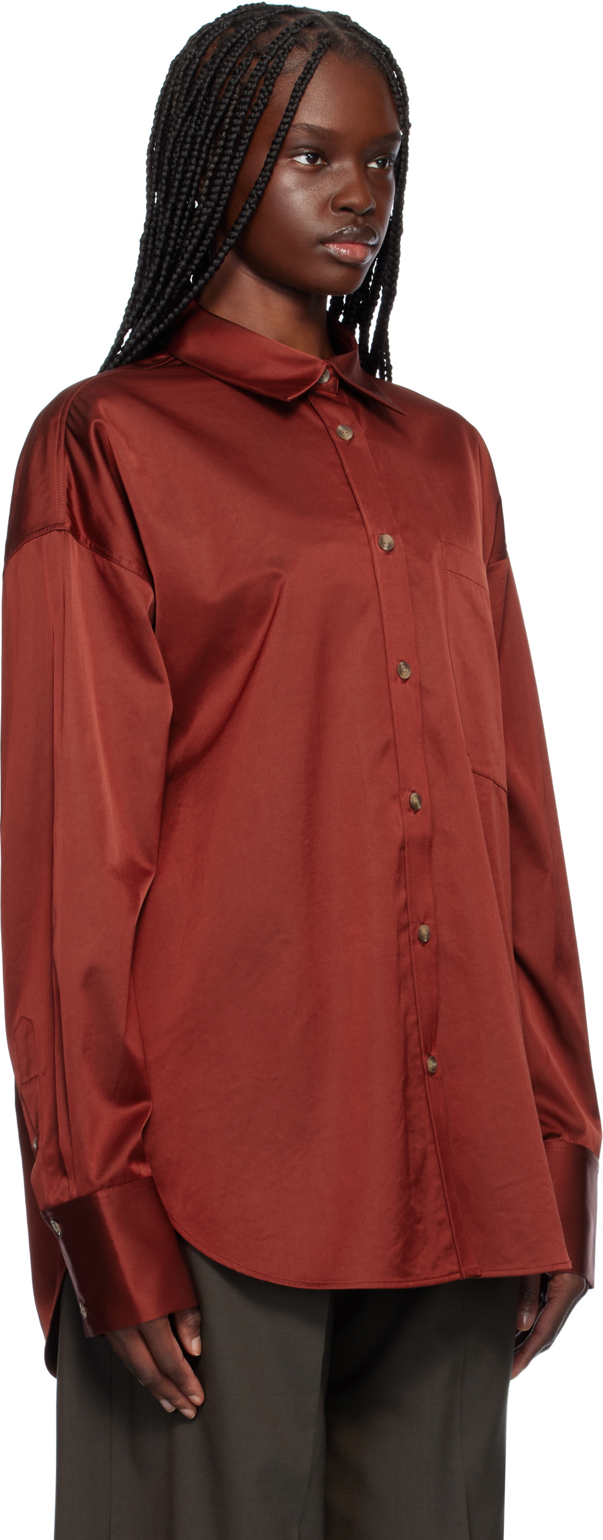 GIA STUDIOS Red Chusa Shirt
