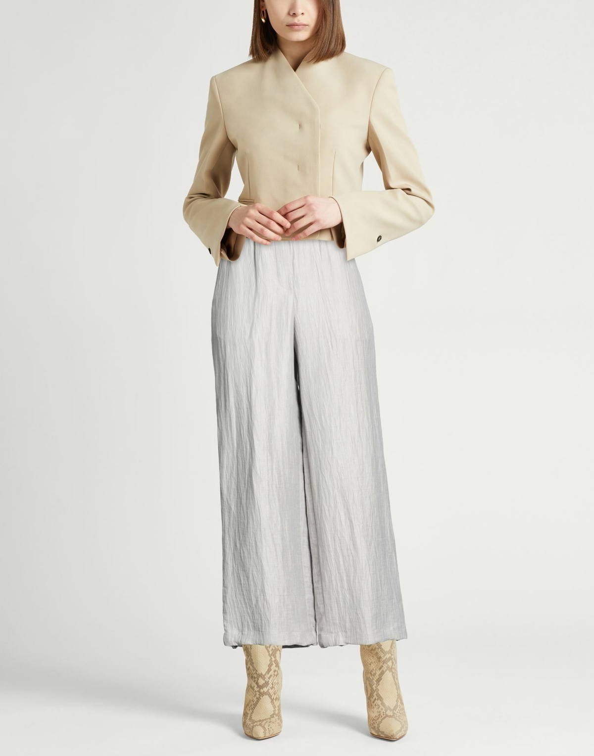 Peserico Womens Pants Light in Grey