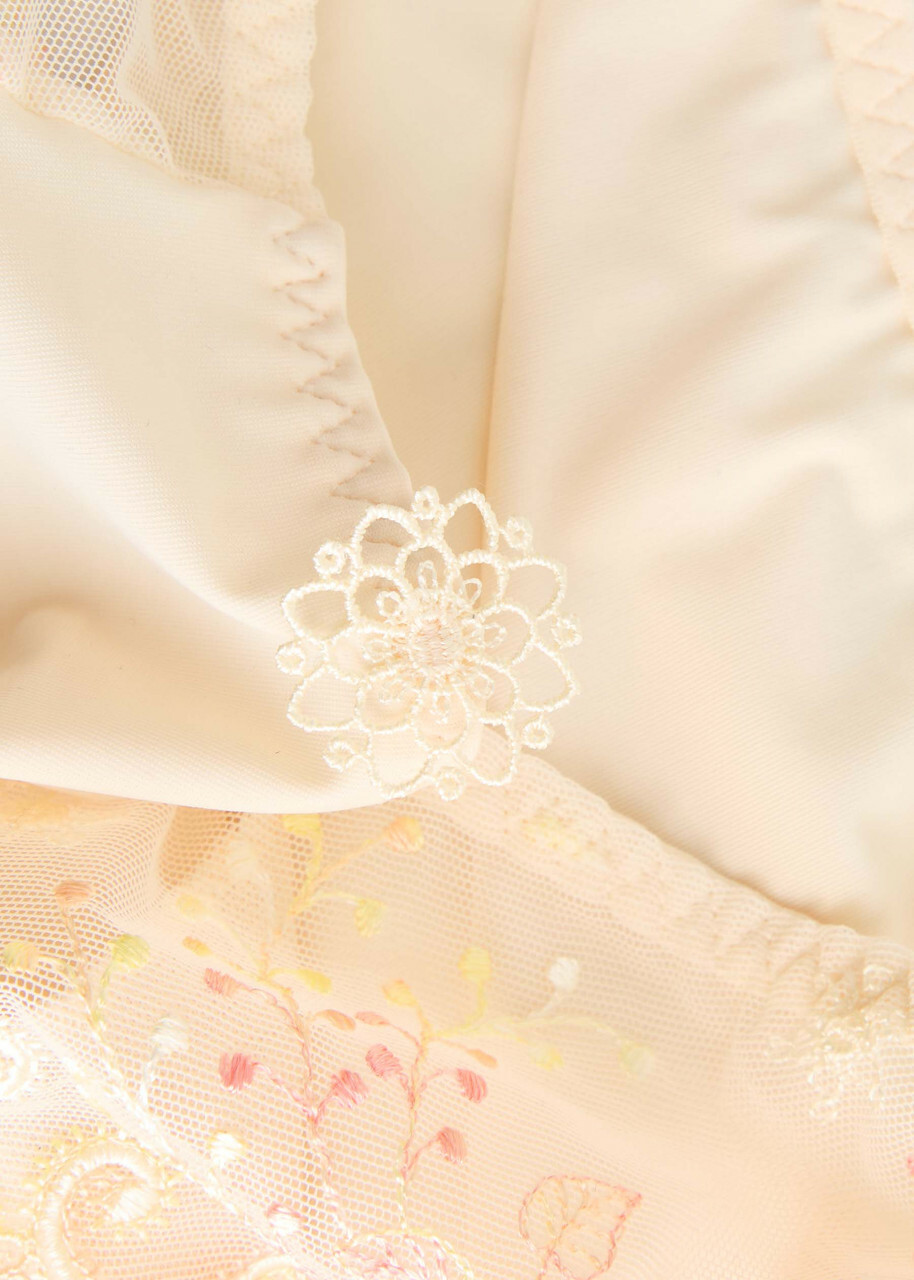 Simone PÉRÈLE Delice Lace-trimmed Briefs Yellow