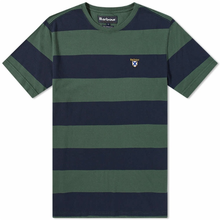 Photo: Barbour Men's Cornell Stripe T-Shirt in Sycamore