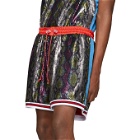 Landlord Multicolor Sparkle Python Jersey Shorts