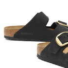 Birkenstock Women's Arizona Big Buckle in Black Nubuck