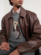 Ralph Lauren Purple label - Polo Bear Cashmere Sweater - Gray