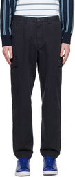 PS by Paul Smith Navy Broad Stripe Zebra Cargo Pants