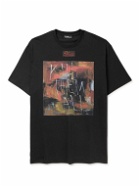 Raf Simons - Philippe Vandenberg Printed Cotton-Jersey T-Shirt - Black