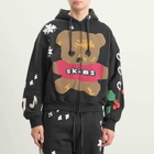 SKIMS Men's x Cactus Plant Flea Market Hoodie in Onyx Teddy Bear Print
