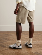NN07 - Theodor 1365 Straight-Leg Lyocell and Cotton-Blend Twill Shorts - Neutrals