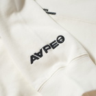 AAPE Men's Now Silicone Logo Popover Hoody in Ivory