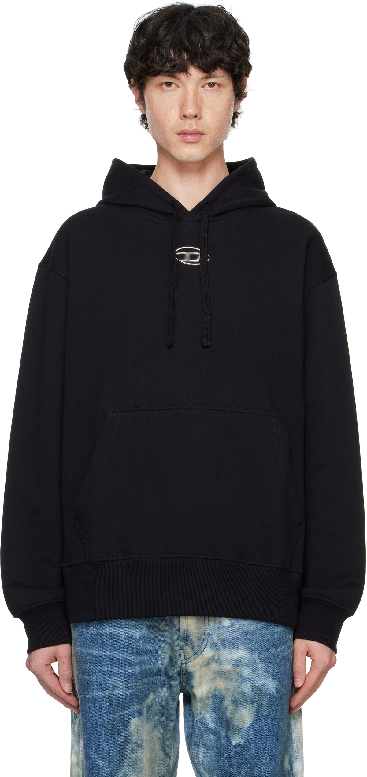 Diesel Black S-UBBER-A1 Hoodie Diesel