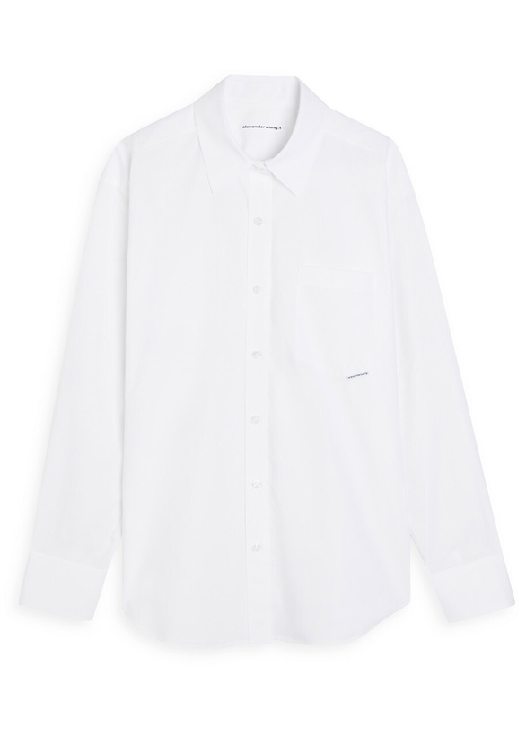 Photo: Alexanderwang.t Cotton Shirt White